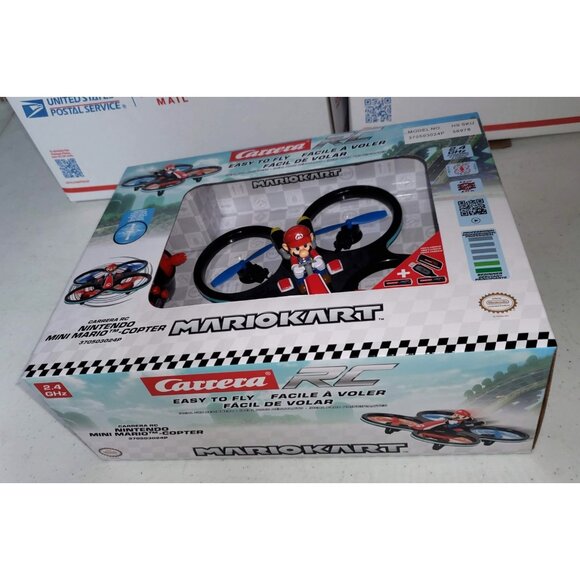 REMOTE CONTROLLED NINTENDO MARIO KART QUADCOPTER BY CARRERA NWT - Picture 14 of 15